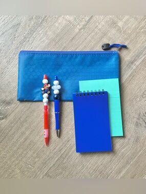 NEW📚 Homemade Crafted Beaded Pen & Pencil Stationery Set OS